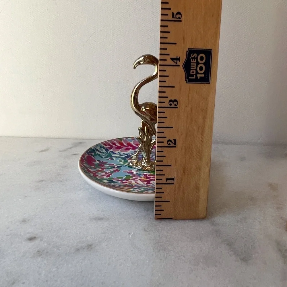 Lilly Pulitzer Catch The Wave Ring Holder flamingo ring holder